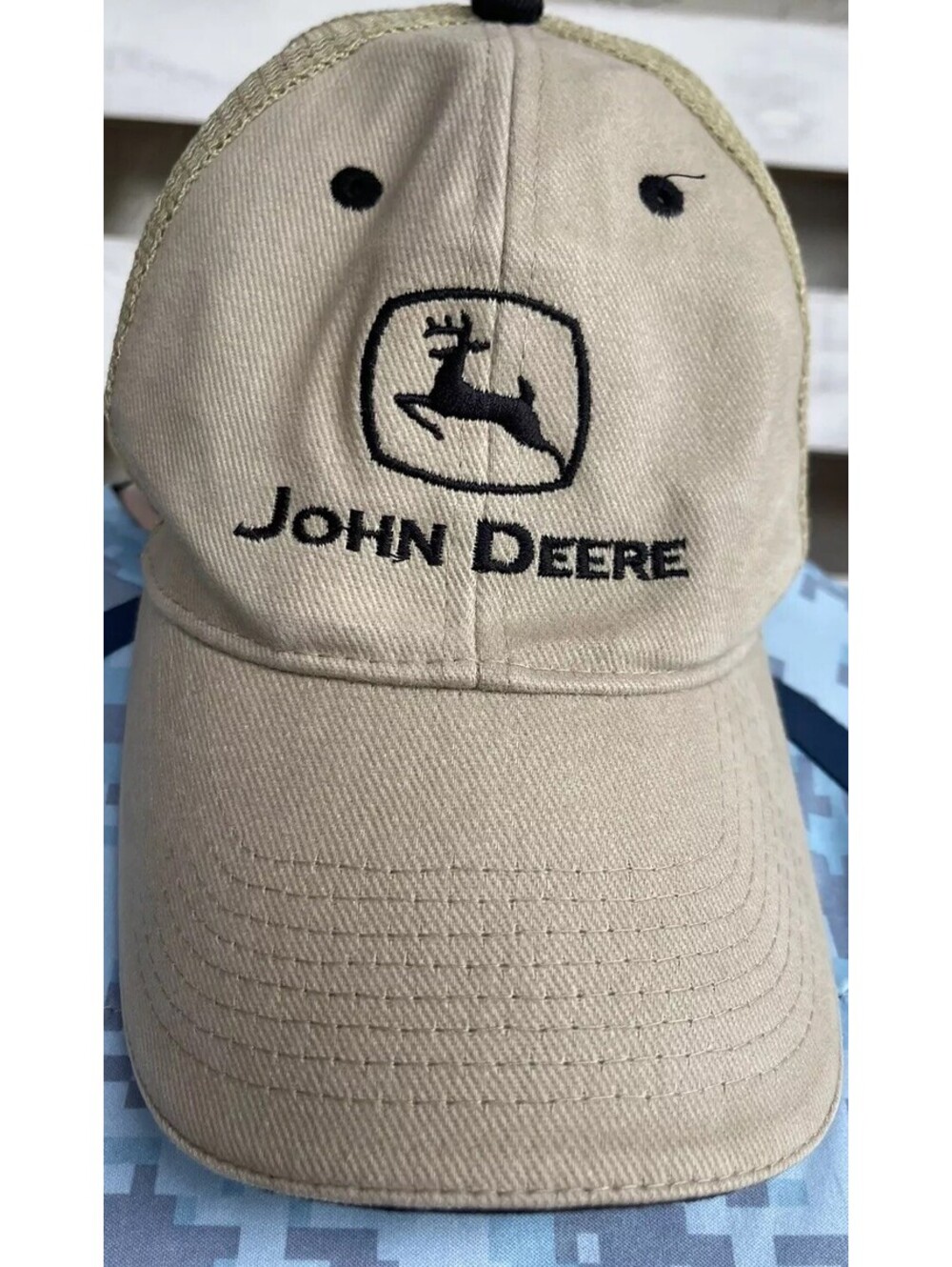 John Deere Billed Cap Mesh Back Adjustable Back Strap Tractor